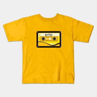 Butter cassette white version Kids T-Shirt